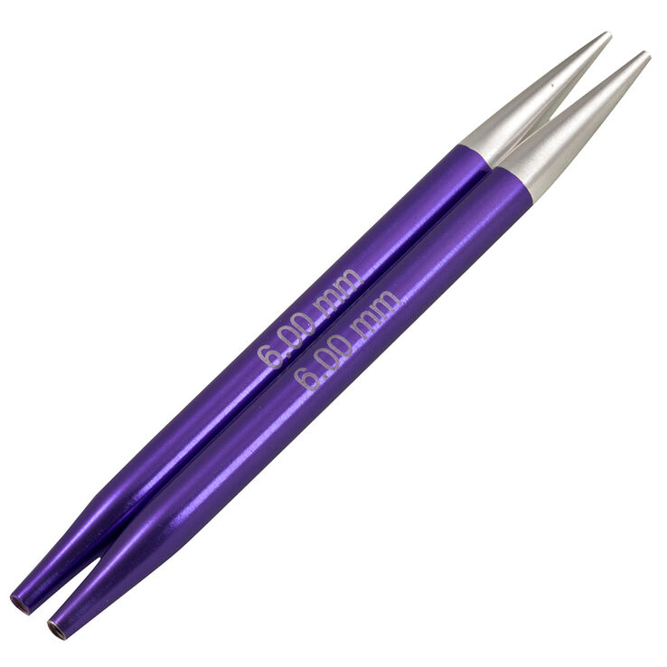 Nadelspitzen Vario Aluminium Rainbow St. 6,0 kurz - von Lana Grossa