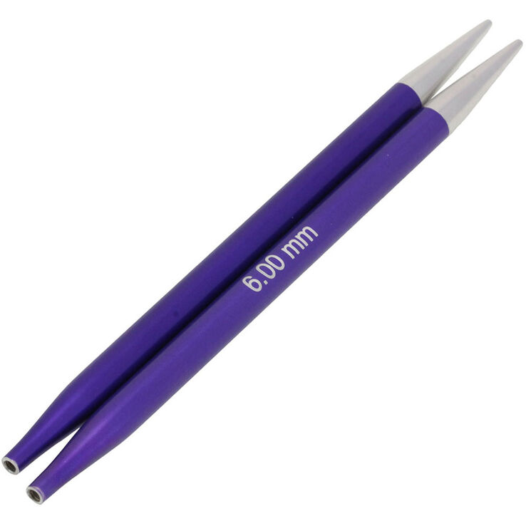 Nadelspitzen Vario Aluminium Rainbow St. 6,0  - von Lana Grossa