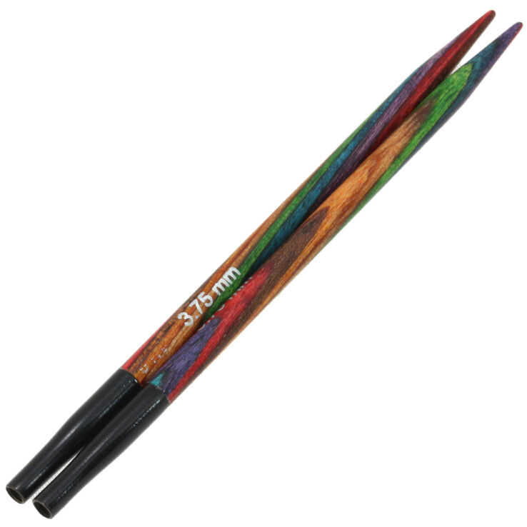 Nadelspitzen Vario Design-Holz Multicolor St. 3,75 kurz  - von Lana Grossa