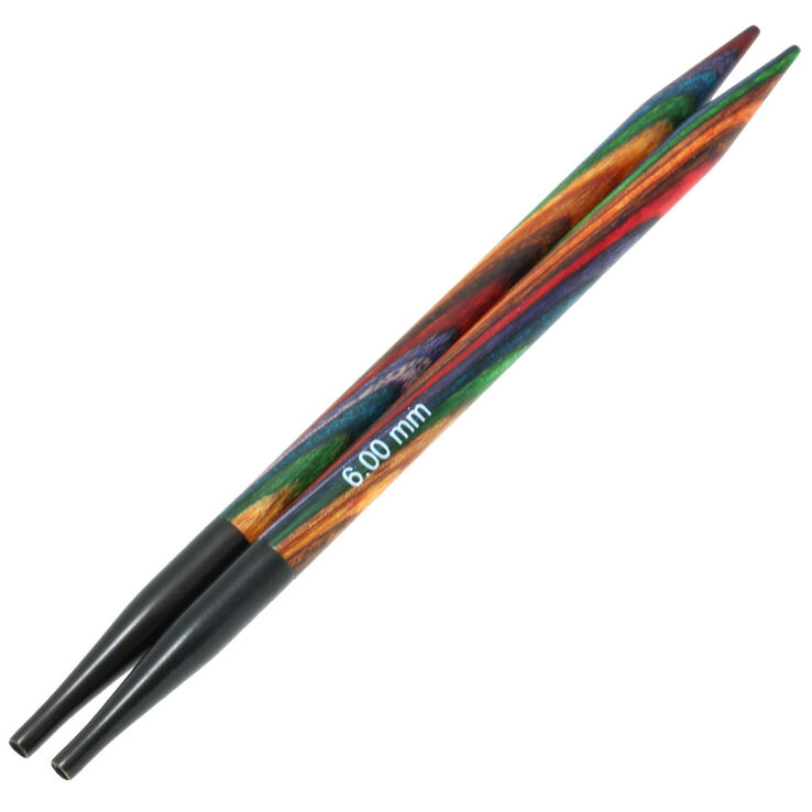 Nadelspitzen Vario Design-Holz Color St. 6,0 - von Lana Grossa