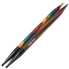 Nadelspitzen Vario Design-Holz Multicolor St. 9,0 von Lana Grossa