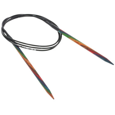 Lana Grossa Rundstricknadel Design-Holz Multicolor St. 4,5/100cm