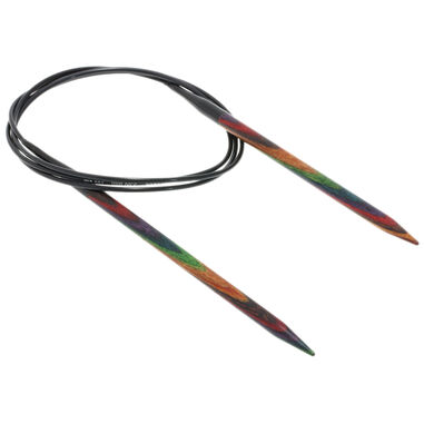 Lana Grossa Rundstricknadel Design-Holz Multicolor St. 5,0/100cm