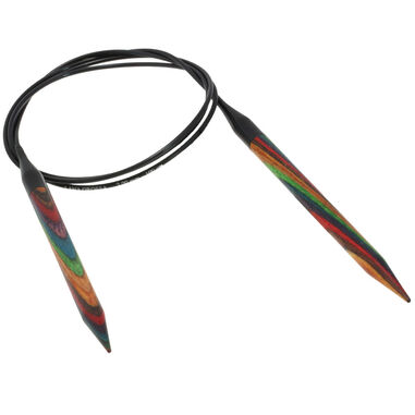 Lana Grossa Rundstricknadel Design-Holz Multicolor St. 7,0/100cm
