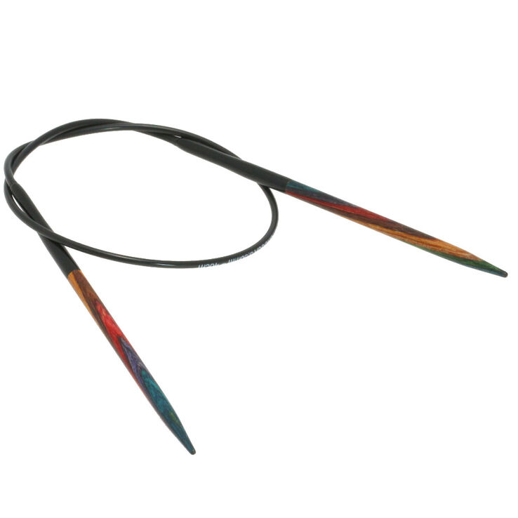 Rundstricknadel Design-Holz Color St. 4,0/40cm - von Lana Grossa
