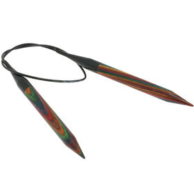 Rundstricknadel Design-Holz Color St. 12,0/60cm von Lana Grossa