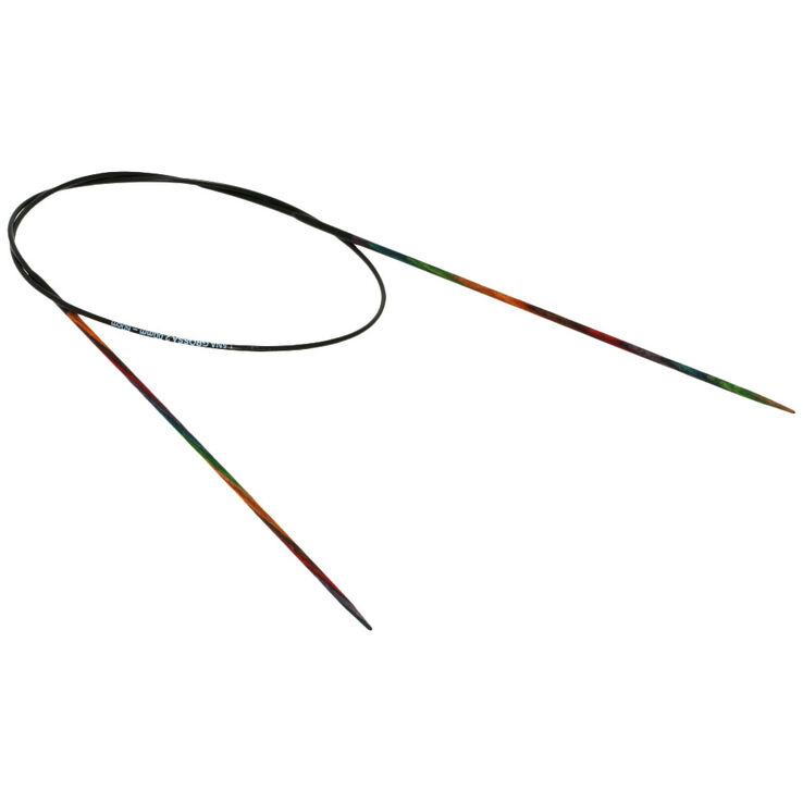 Rundstricknadel Design-Holz Multicolor St. 2,0/60cm - von Lana Grossa