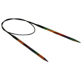 Rundstricknadel Design-Holz Color St. 5,0/60cm von Lana Grossa