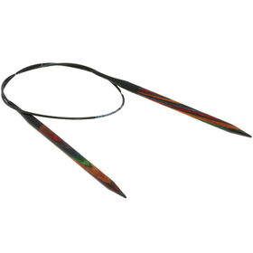 Rundstricknadel Design-Holz Multicolor St. 6,0/60cm von Lana Grossa