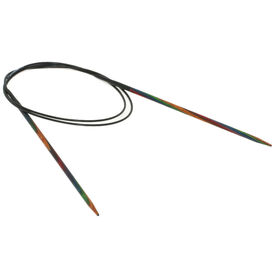Rundstricknadel Design-Holz Multicolor St. 3,0/80cm von Lana Grossa