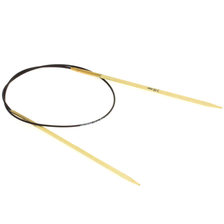 Rundstricknadel Bambus St. 3,0/60cm - von Lana Grossa