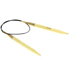 Rundstricknadel Bambus St. 8,0/60cm von Lana Grossa