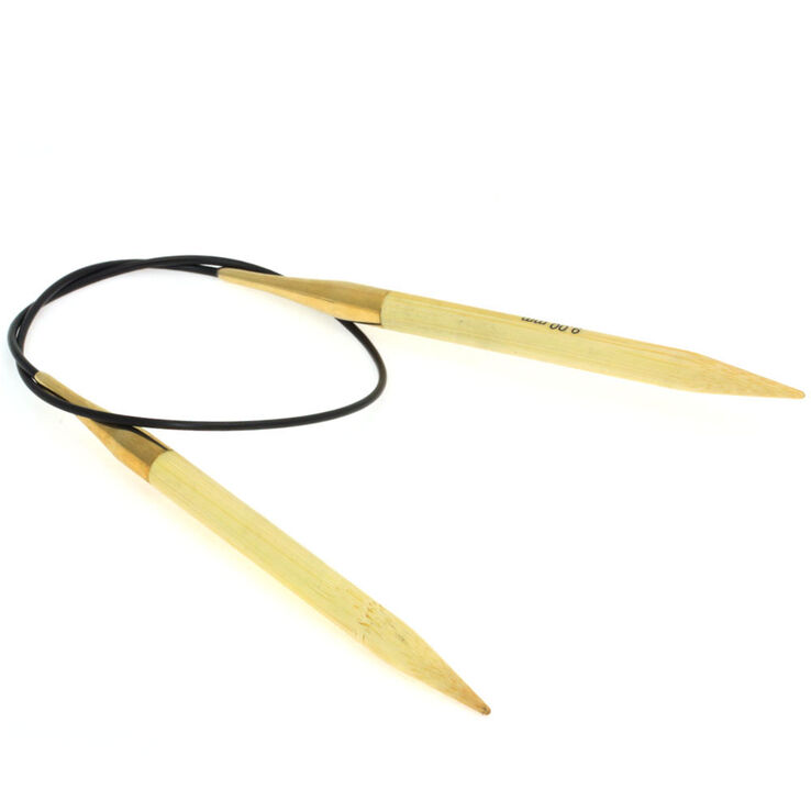 Rundstricknadel Bambus St. 9,0/60cm - von Lana Grossa