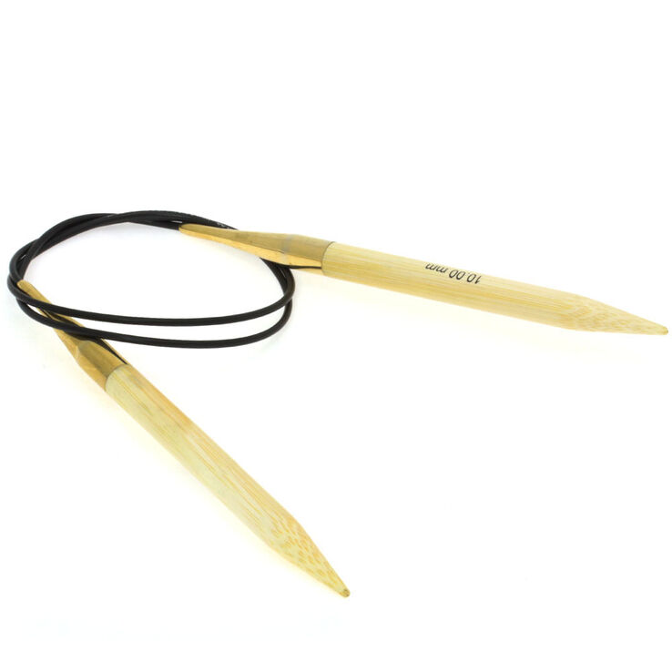 Rundstricknadel Bambus St. 10,0/80cm - von Lana Grossa