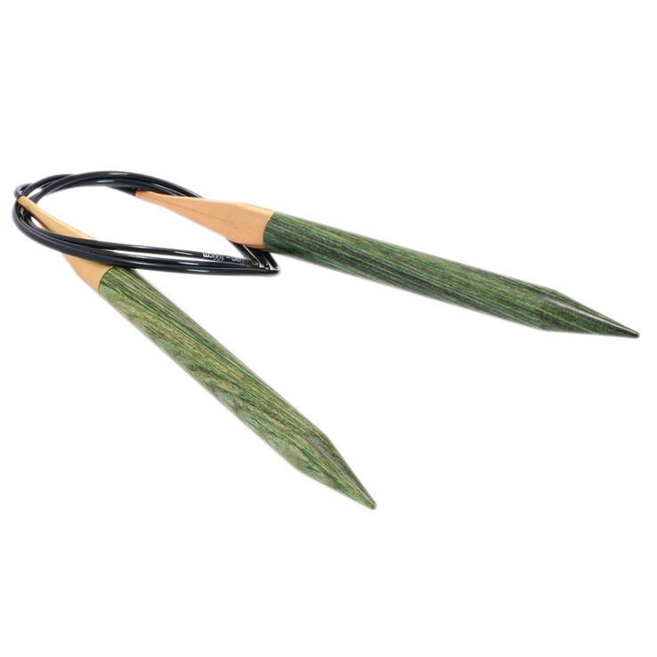 Rundstricknadel Design-Holz Signal St. 12,0/100cm - von Lana Grossa