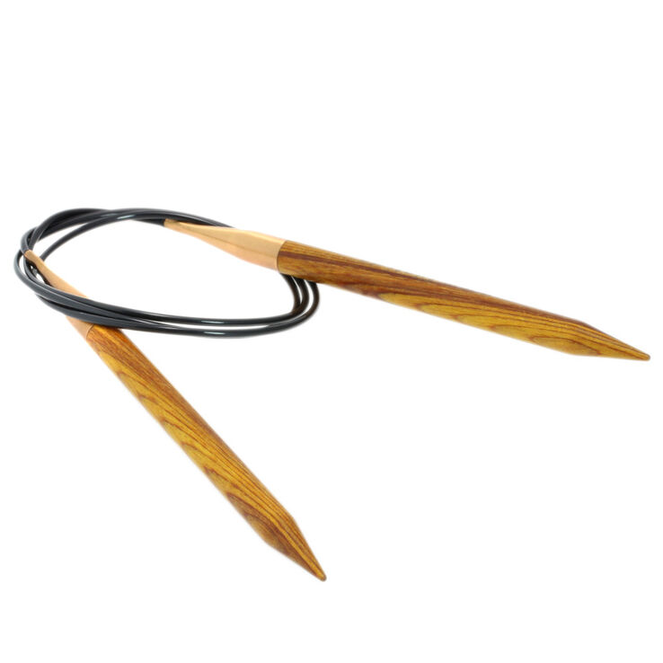 Rundstricknadel Design-Holz Signal St. 9,0/100cm - von Lana Grossa