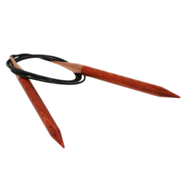 Rundstricknadel Design-Holz Signal St. 10,0/120cm - von Lana Grossa