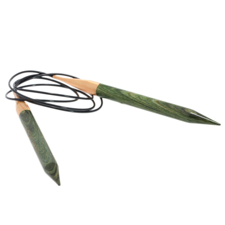 Rundstricknadel Design-Holz Signal St. 12,0/120cm - von Lana Grossa
