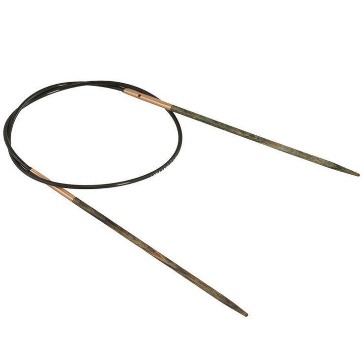 Rundstricknadel Design-Holz Signal St. 2,0/40cm - von Lana Grossa