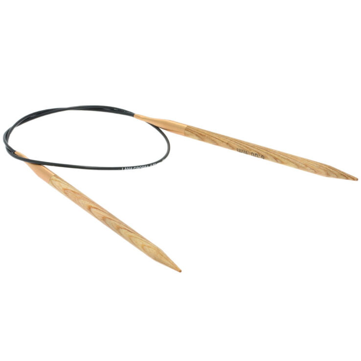 Rundstricknadel Design-Holz Signal St. 6,0/60cm - von Lana Grossa