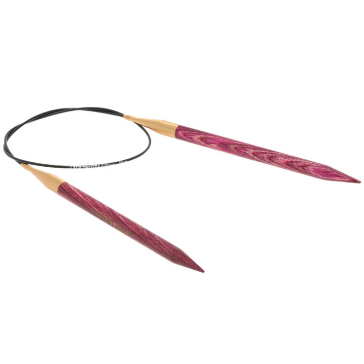 Rundstricknadel Design-Holz Signal St. 8,0/60cm - von Lana Grossa