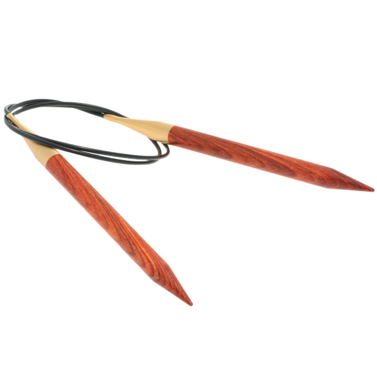 Rundstricknadel Design-Holz Signal St. 10,0/80cm - von Lana Grossa