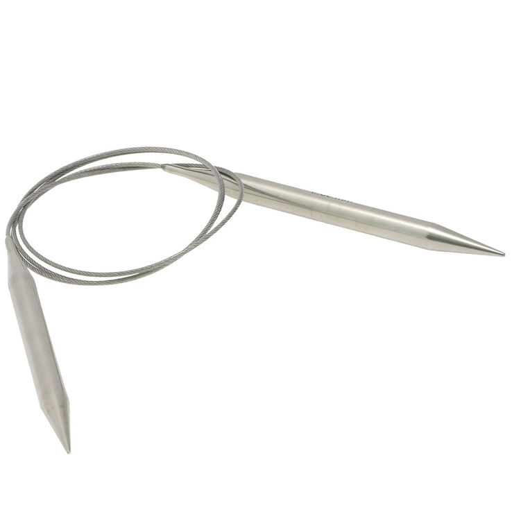 Rundstricknadel Edelstahl St. 9,0/100cm - von Lana Grossa