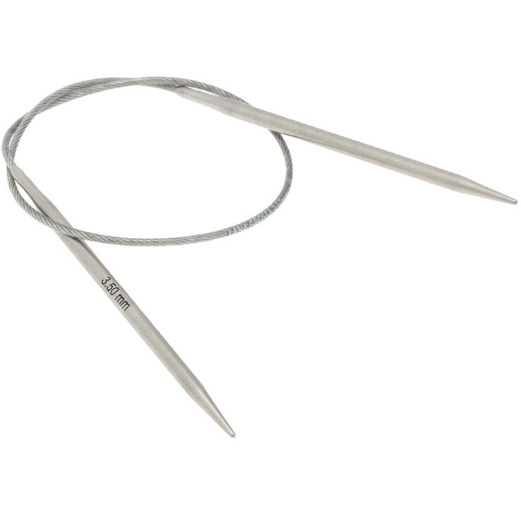 Rundstricknadel Edelstahl St. 3,5/40cm  - von Lana Grossa