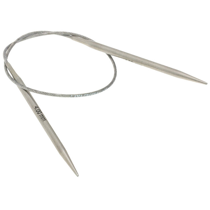 Rundstricknadel Edelstahl St. 4,0/40cm - von Lana Grossa