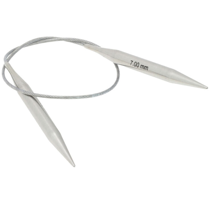 Rundstricknadel Edelstahl St. 7,0/40cm - von Lana Grossa