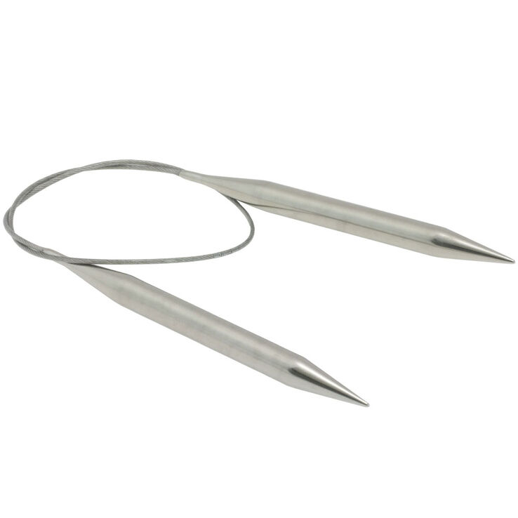 Rundstricknadel Edelstahl St. 10,0/60cm  - von Lana Grossa