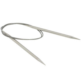 Rundstricknadel Edelstahl St. 5,0/80cm  von Lana Grossa