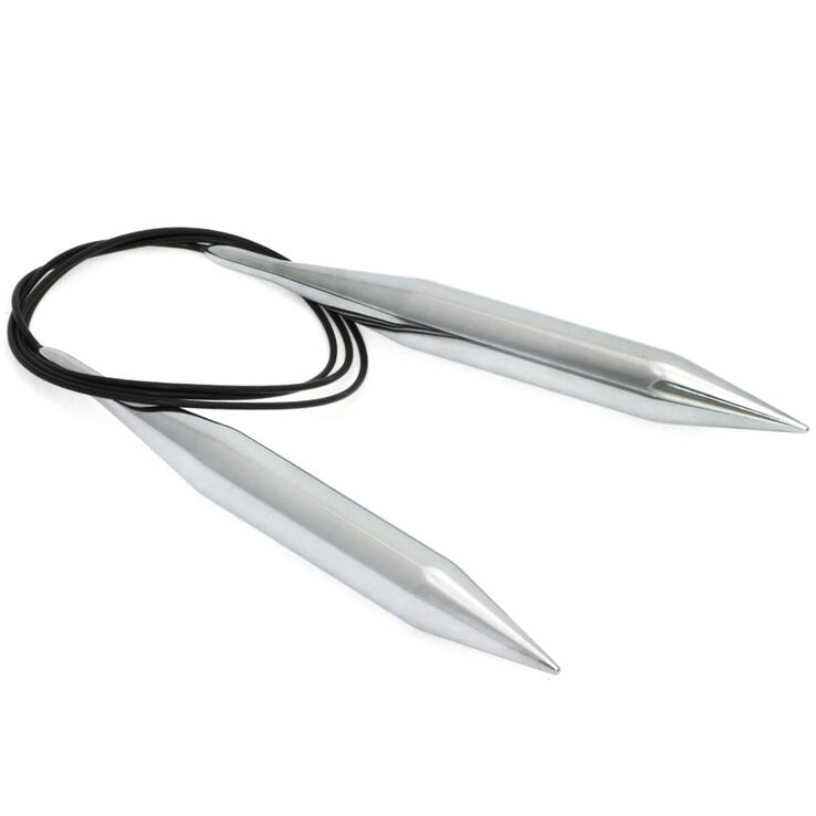Rundstricknadel Messing St. 15,0/100cm - von Lana Grossa