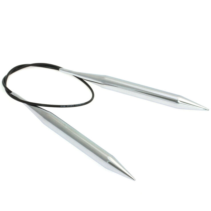 Rundstricknadel Messing St. 12,0/60cm - von Lana Grossa
