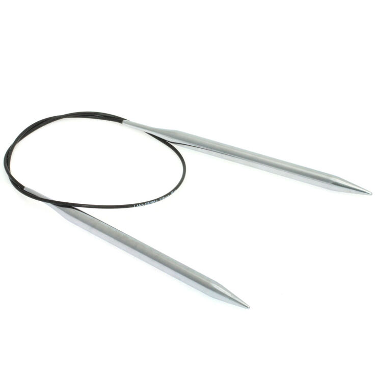 Rundstricknadel Messing St. 7,0/60cm - von Lana Grossa