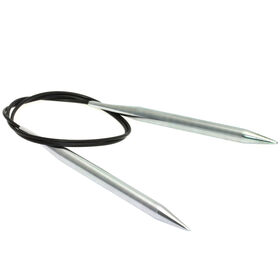 Rundstricknadel Messing St. 9,0/80cm von Lana Grossa