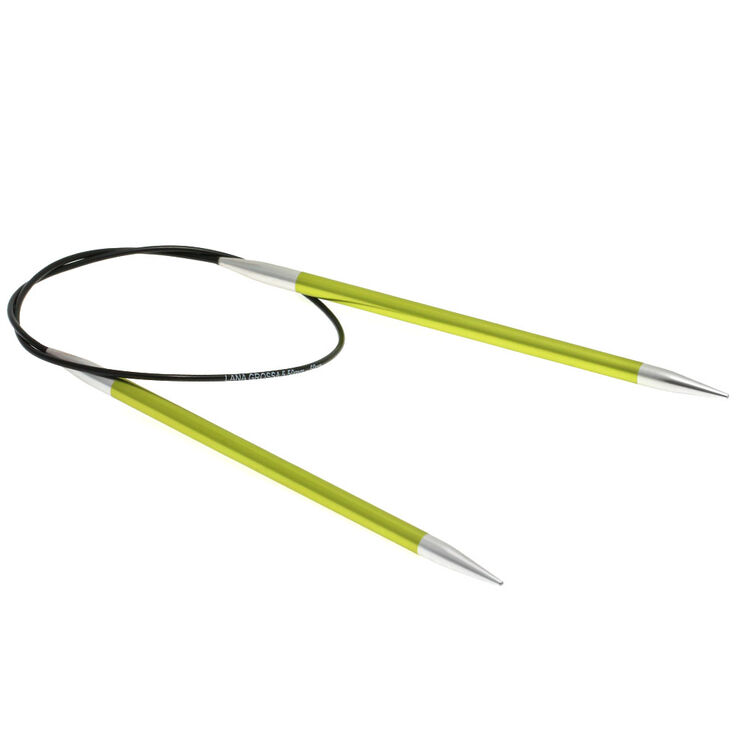 Rundstricknadel Aluminium Rainbow St. 5,5/60cm - von Lana Grossa
