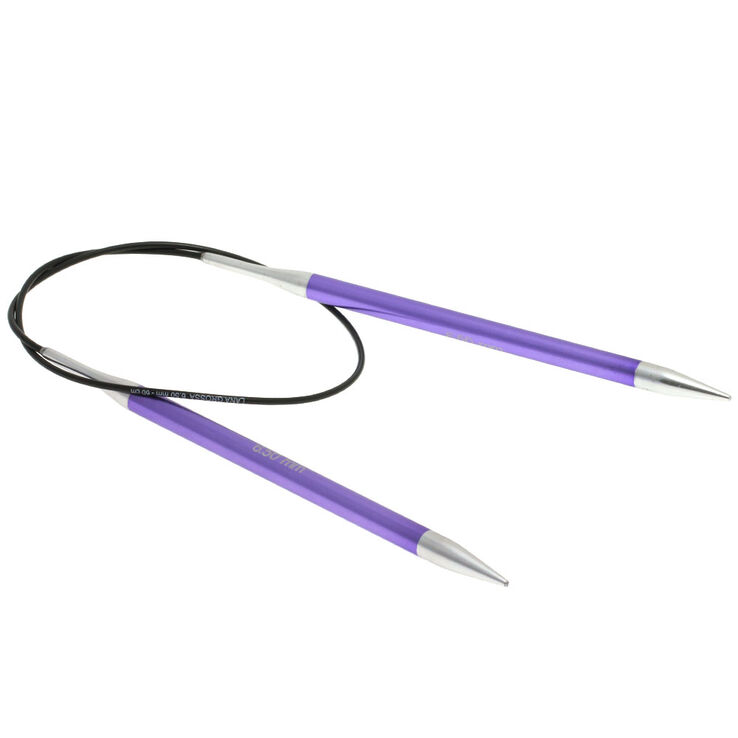 Rundstricknadel Aluminium Rainbow St. 6,5/60cm - von Lana Grossa