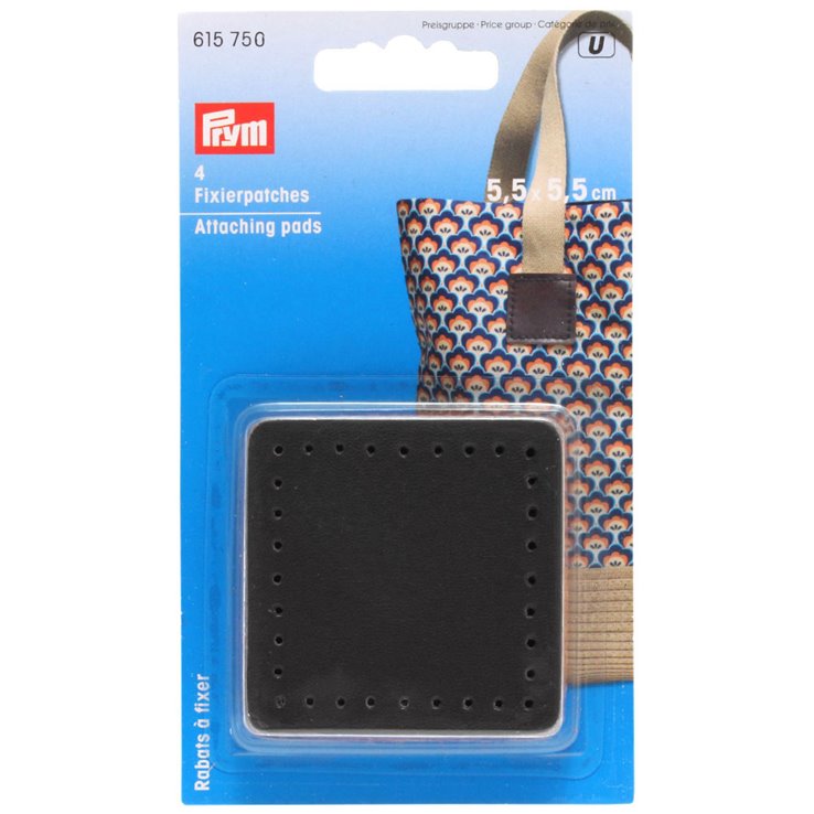 Fixierpatches 55x55mm | 615750-Schwarz
