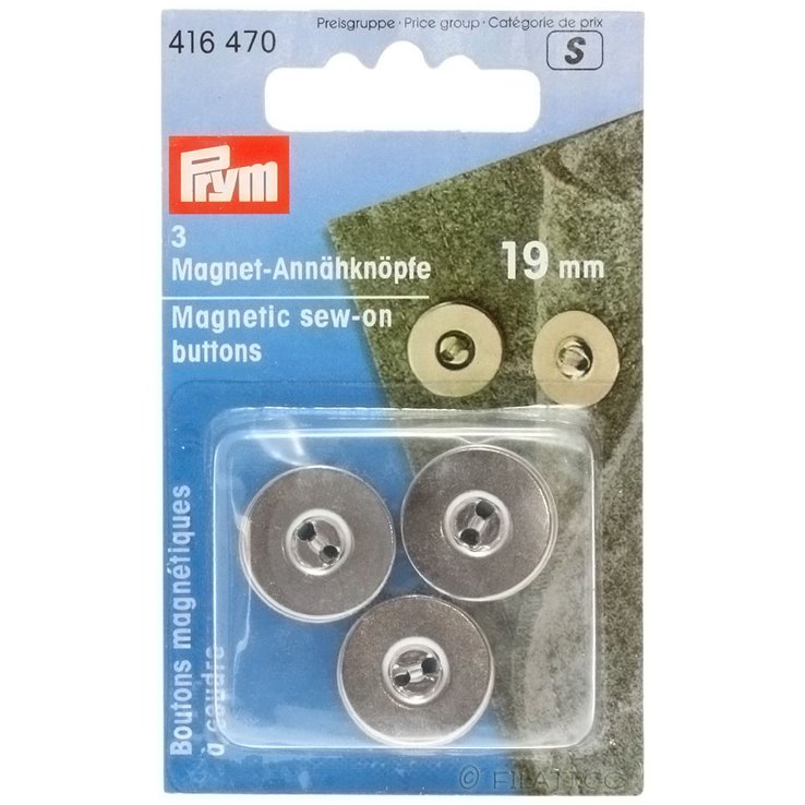 PRYM 416470/19mm | 470-Silber