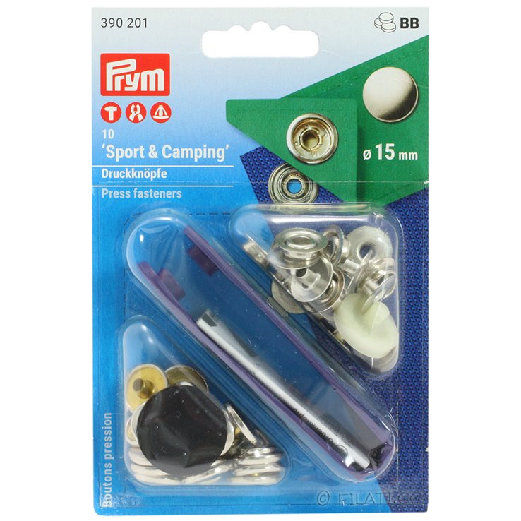 PRYM 390201/15mm | 01-Silber