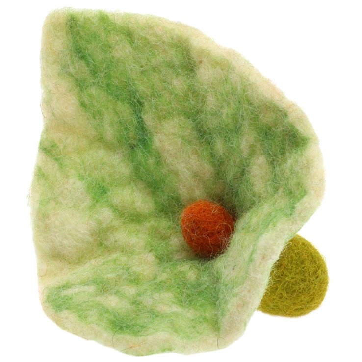 Filzblüte/12cm | 01-Grün