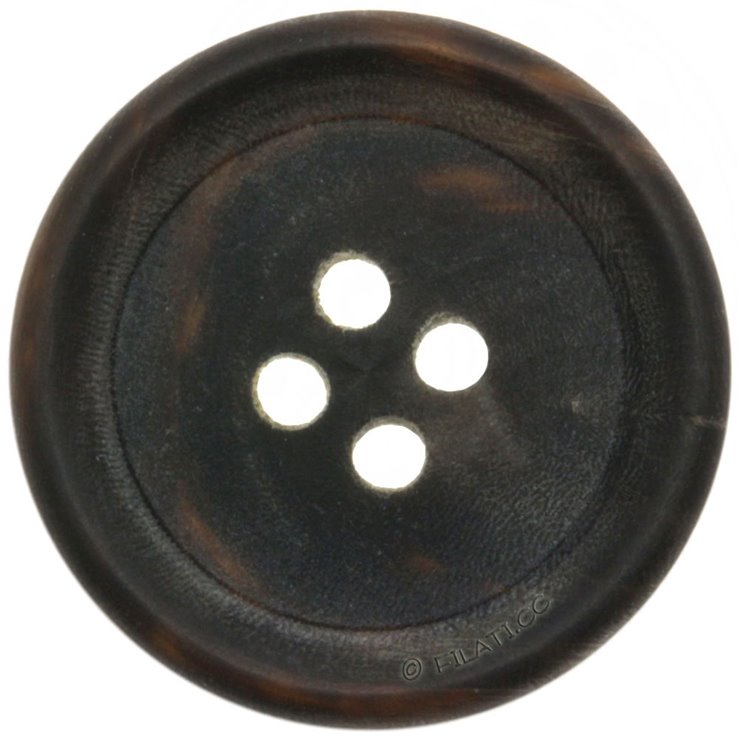 UNION KNOPF 36428/23mm | 20-Graubraun
