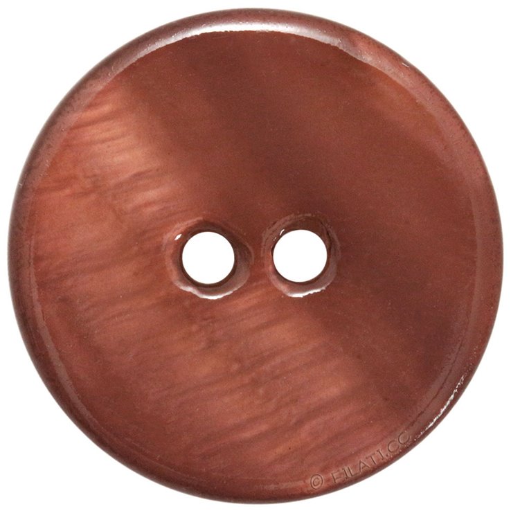 UNION KNOPF 453037/15mm | 22-Rotbraun