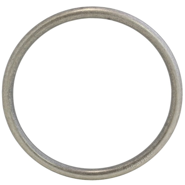 Metall-Ring 40mm | 833-Altsilber