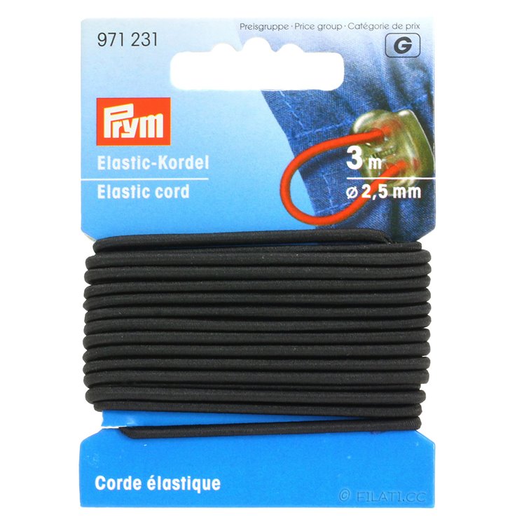 Elastic-Kordel 971231 | 971231-Schwarz