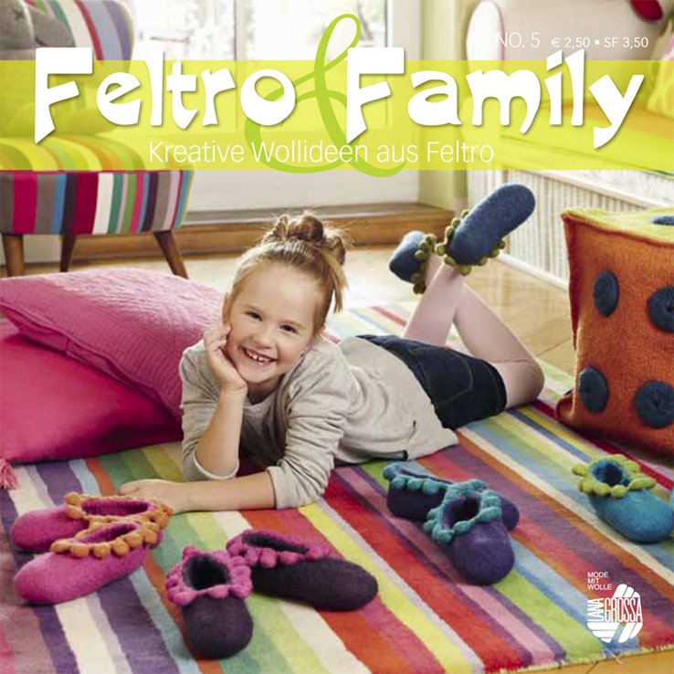 STRICK & FILZ No. 5 (Feltro & Family) - von Lana Grossa
