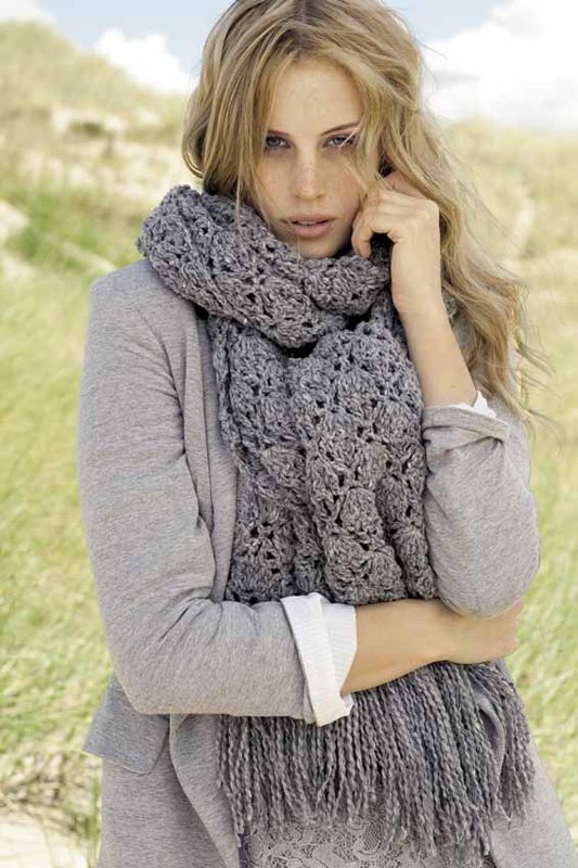 HÄKELSCHAL Royal Tweed von Lana Grossa