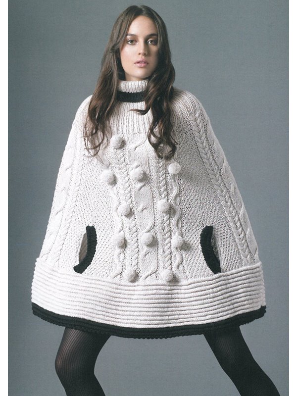 PONCHO BINGO Melange (GOTS) von Lana Grossa
