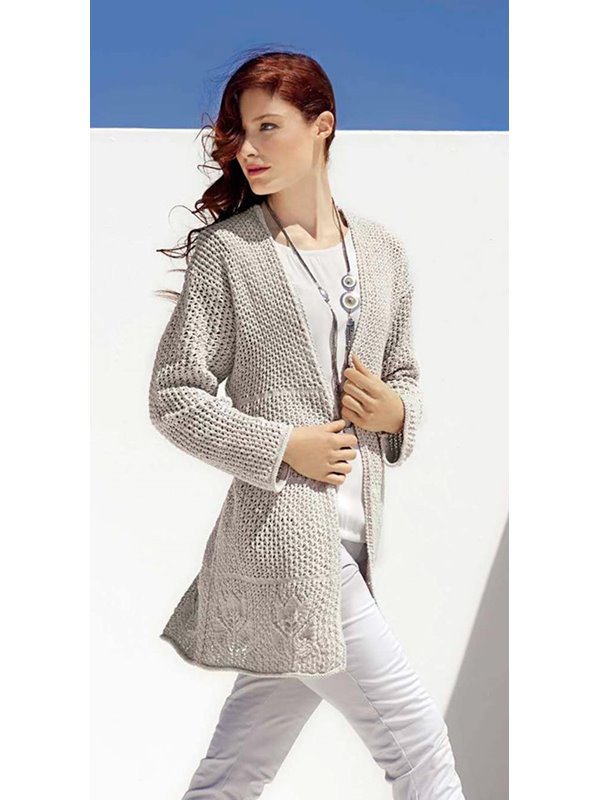 NETZMUSTERJACKE Elastico von Lana Grossa